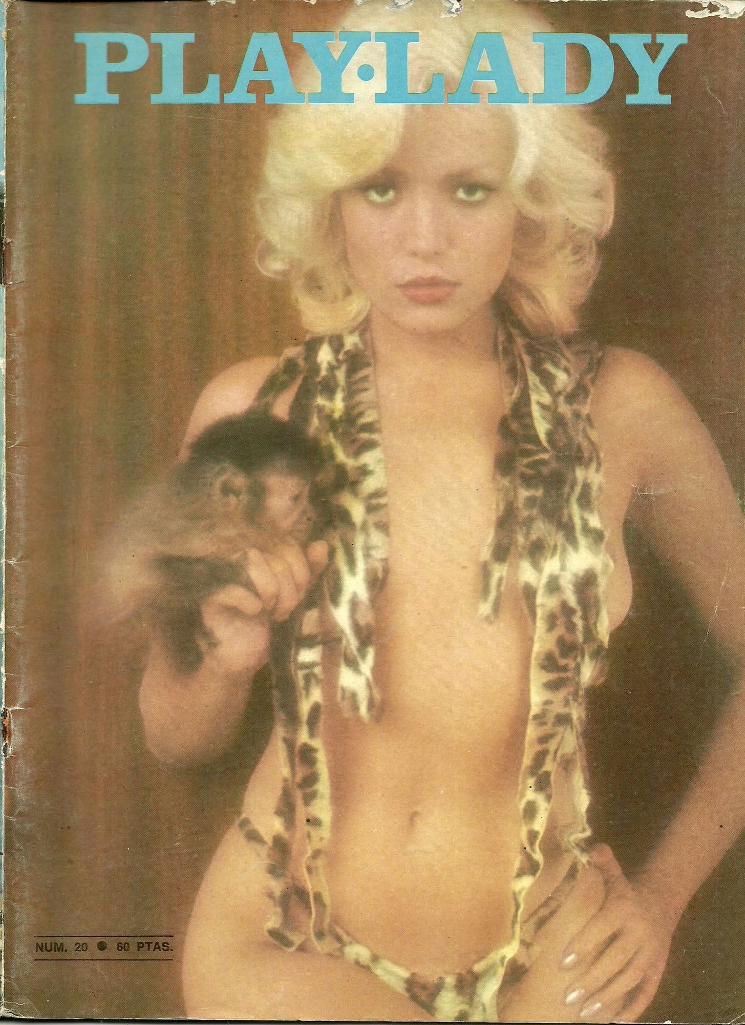 PLAYLADY magazine side cover Issue 20   1976