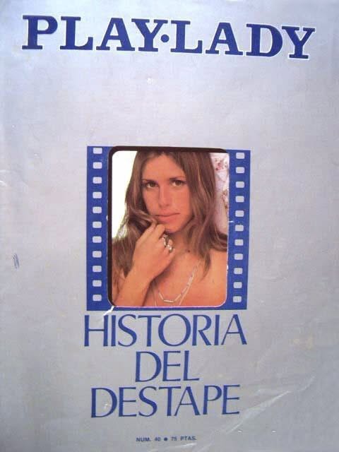 PLAYLADY magazine side cover Issue 40   1976