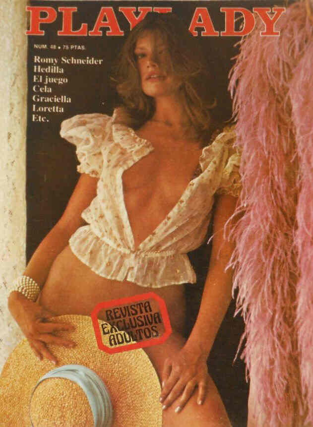 PLAYLADY magazine side cover Issue 48   1977