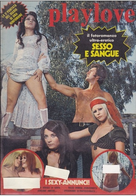 PLAYLOVE magazine side cover Issue 5 30 September 1971
