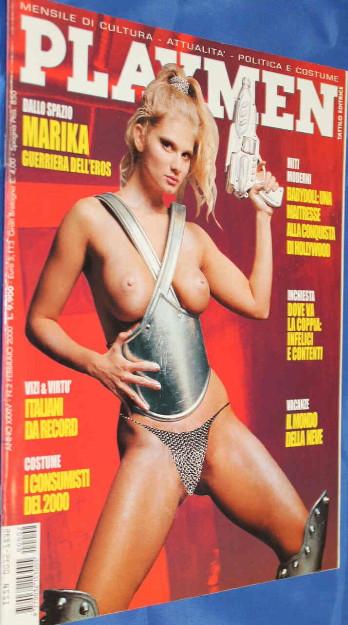 PLAYMEN magazine side cover February 2000
