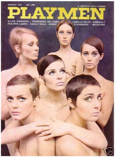PLAYMEN magazine side cover August 1967