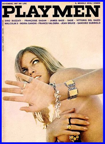 PLAYMEN magazine side cover November 1967