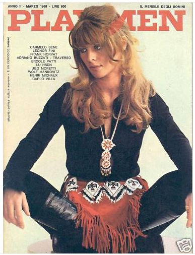 PLAYMEN magazine side cover March 1968