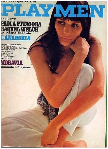 PLAYMEN magazine side cover August 1969