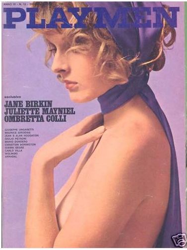 PLAYMEN magazine side cover December 1969