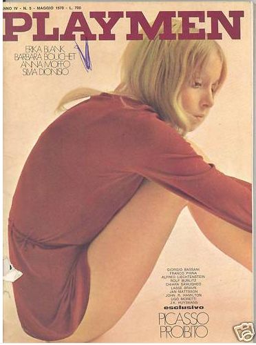 PLAYMEN magazine side cover May 1970