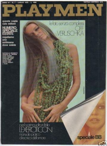 PLAYMEN magazine side cover July 1970