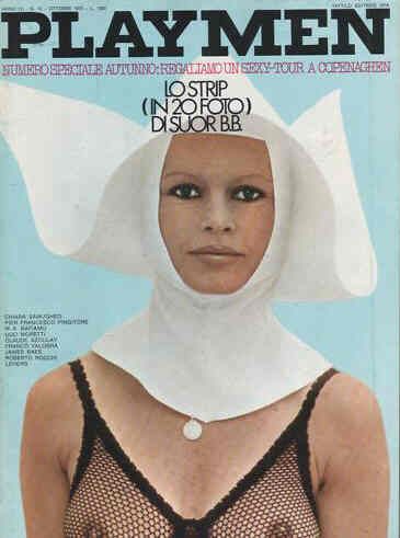 PLAYMEN magazine side cover October 1970