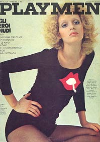 PLAYMEN magazine side cover March 1971