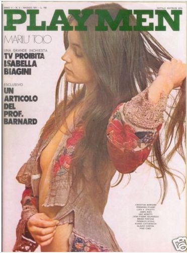 PLAYMEN magazine side cover May 1971
