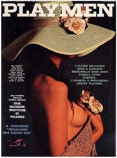 PLAYMEN magazine side cover July 1972