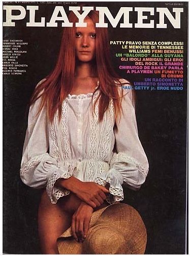 PLAYMEN magazine side cover August 1973
