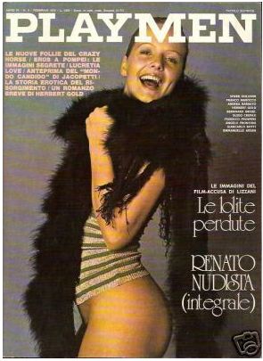 PLAYMEN magazine side cover February 1975