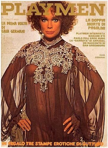 PLAYMEN magazine side cover January 1976