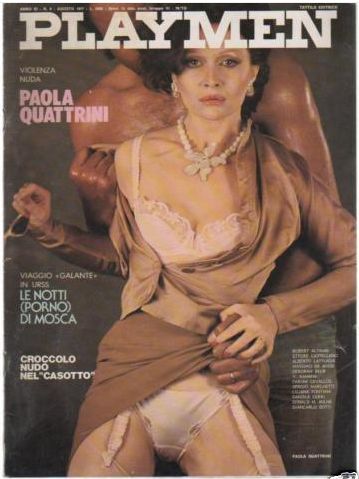 PLAYMEN magazine side cover August 1977