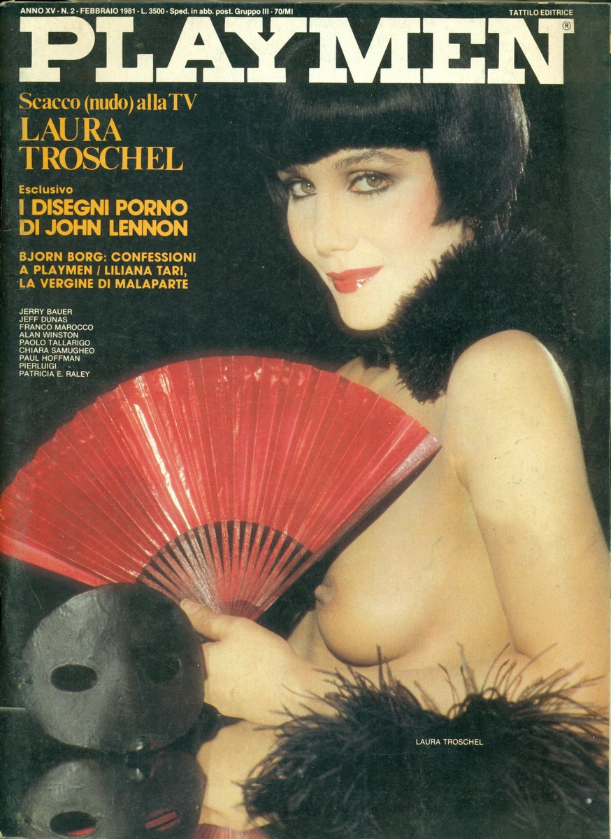 PLAYMEN magazine side cover February 1981