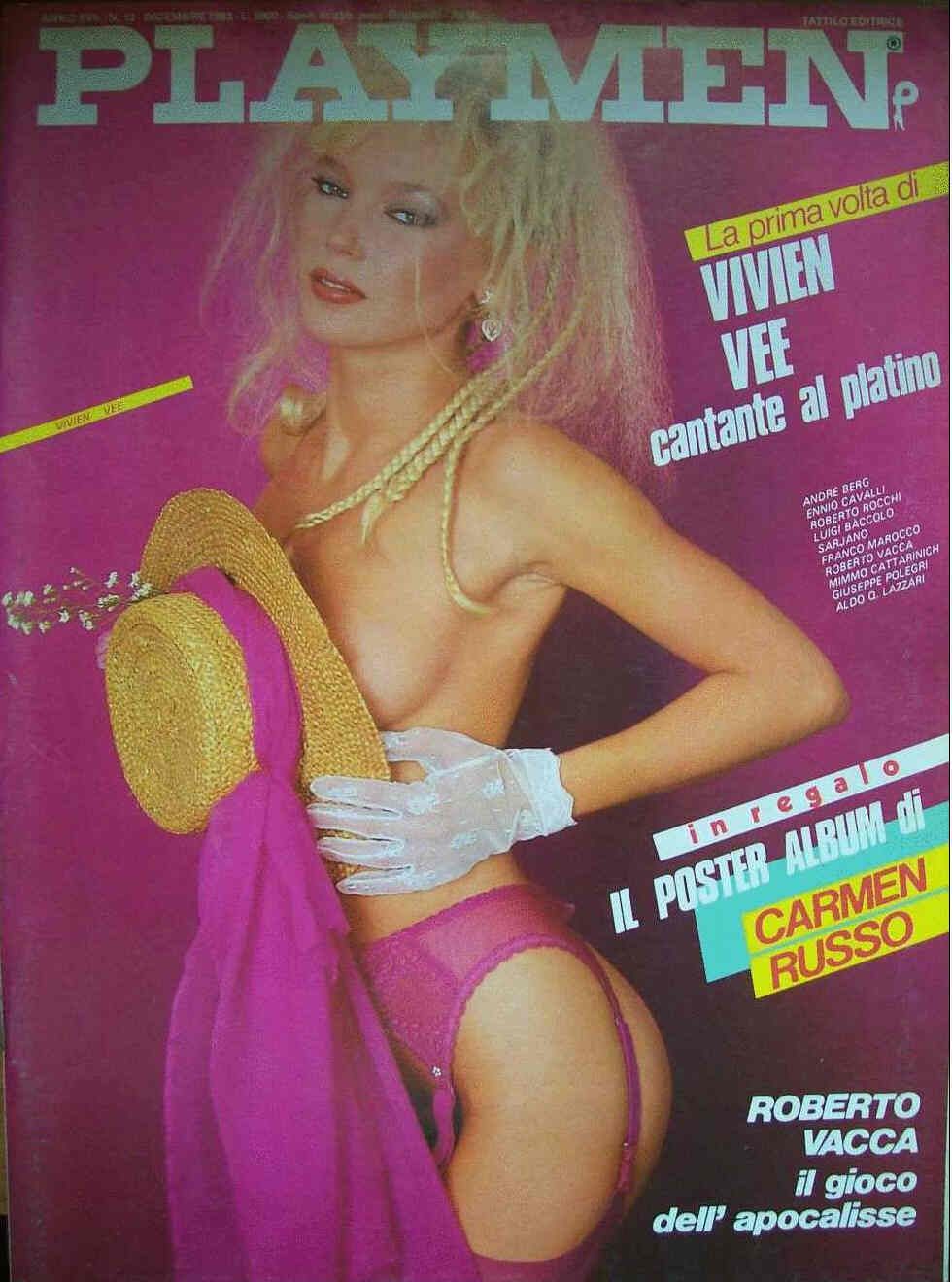 PLAYMEN magazine side cover December 1983