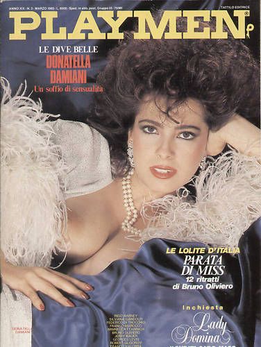 PLAYMEN magazine side cover March 1985