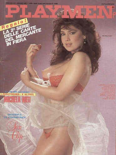 PLAYMEN magazine side cover May 1985