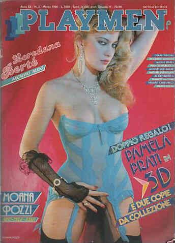 PLAYMEN magazine side cover March 1986