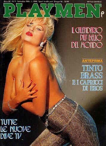 PLAYMEN magazine side cover September 1986