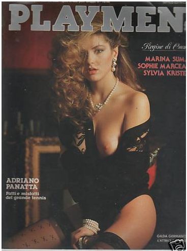 PLAYMEN magazine side cover April 1987