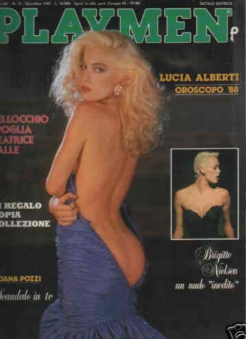 PLAYMEN magazine side cover December 1987