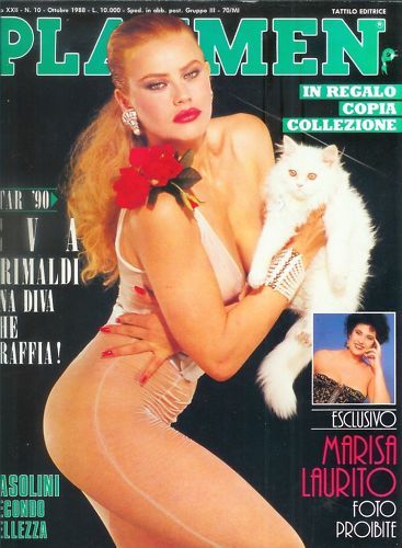 PLAYMEN magazine side cover October 1988
