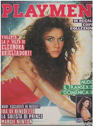 PLAYMEN magazine side cover December 1988