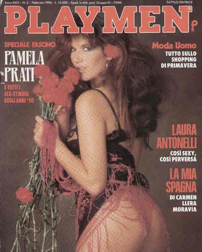 PLAYMEN magazine side cover February 1990
