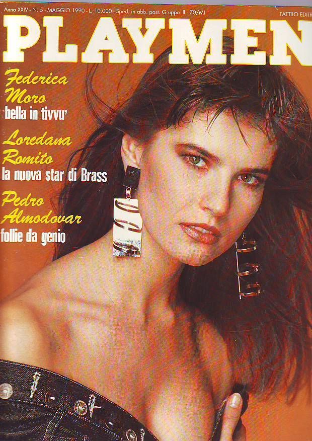 PLAYMEN magazine side cover May 1990