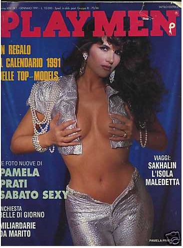 PLAYMEN magazine side cover January 1991