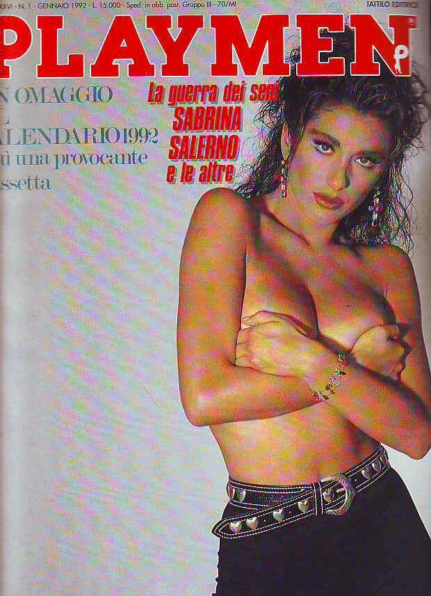PLAYMEN magazine side cover January 1992