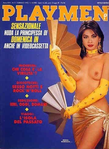 PLAYMEN magazine side cover February 1992
