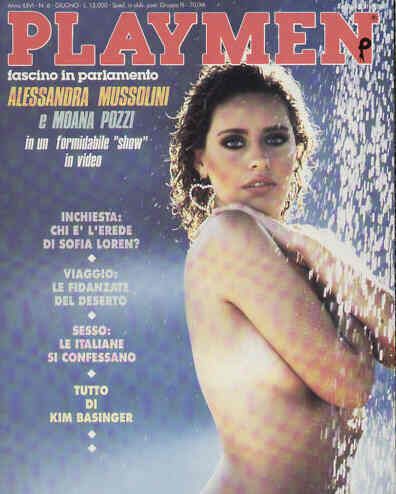 PLAYMEN magazine side cover June 1992