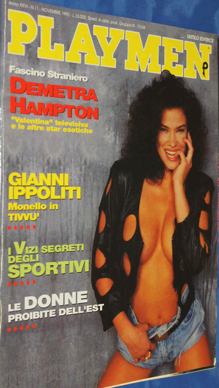 PLAYMEN magazine side cover November 1992