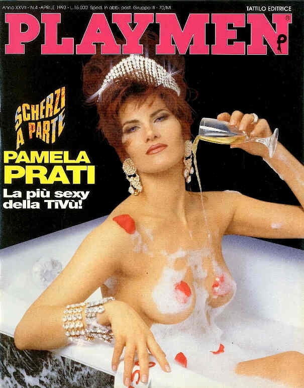 PLAYMEN magazine side cover April 1993