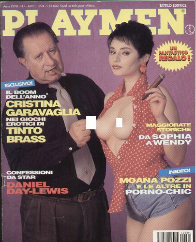 PLAYMEN magazine side cover April 1994