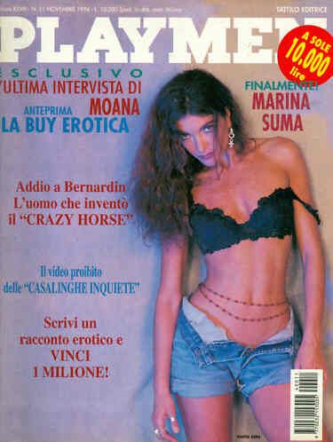 PLAYMEN magazine side cover November 1994