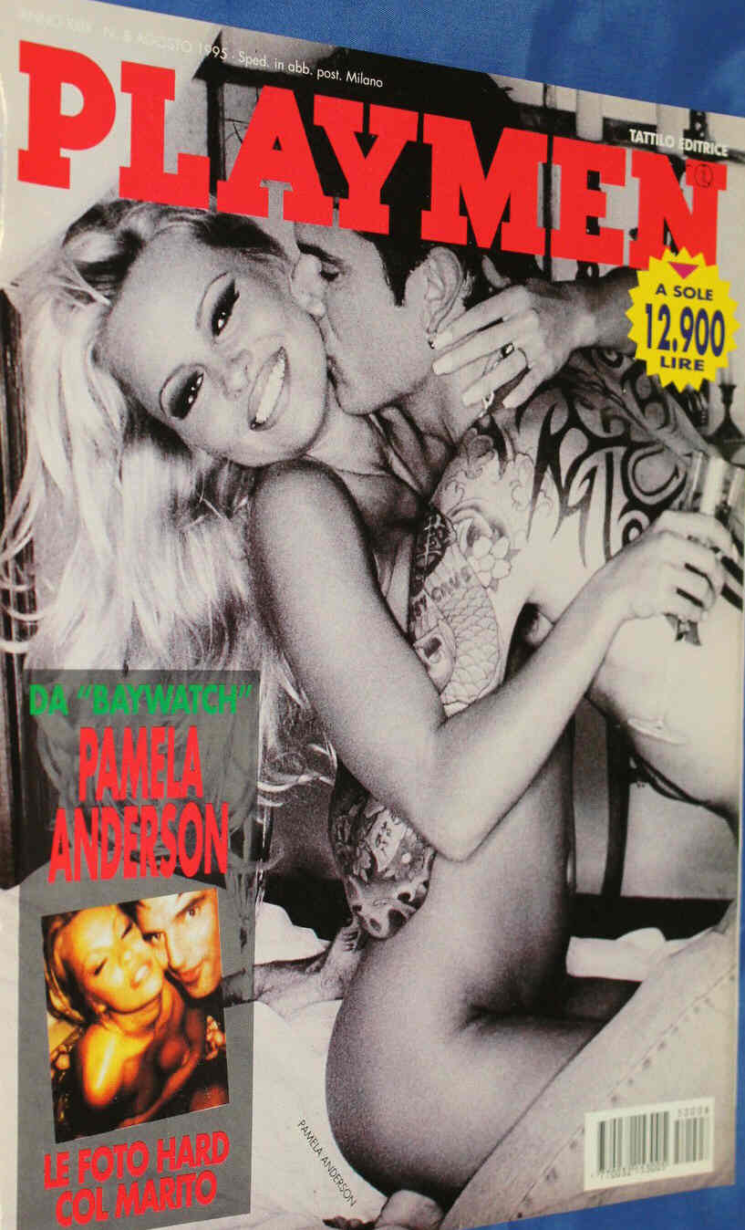 PLAYMEN magazine side cover August 1995