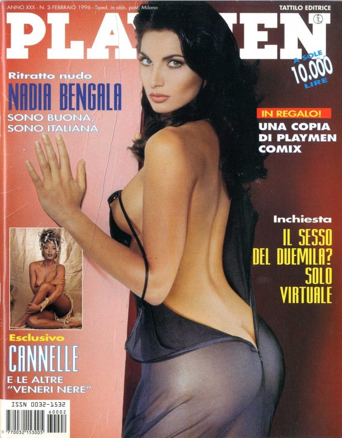 PLAYMEN magazine side cover February 1996