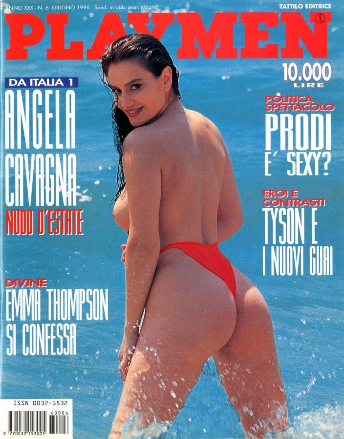 PLAYMEN magazine side cover June 1996