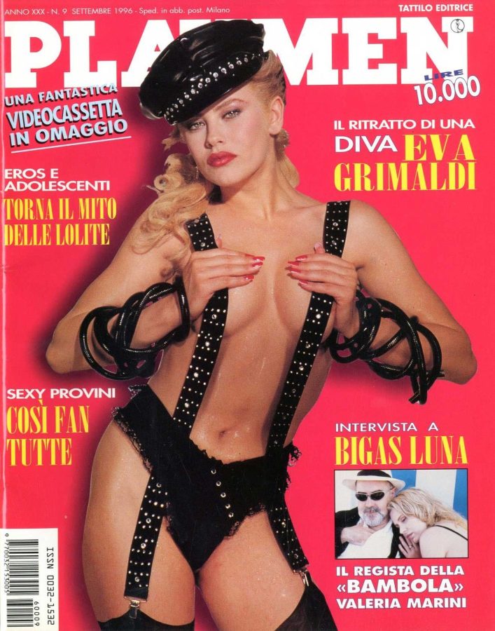 PLAYMEN magazine side cover September 1996