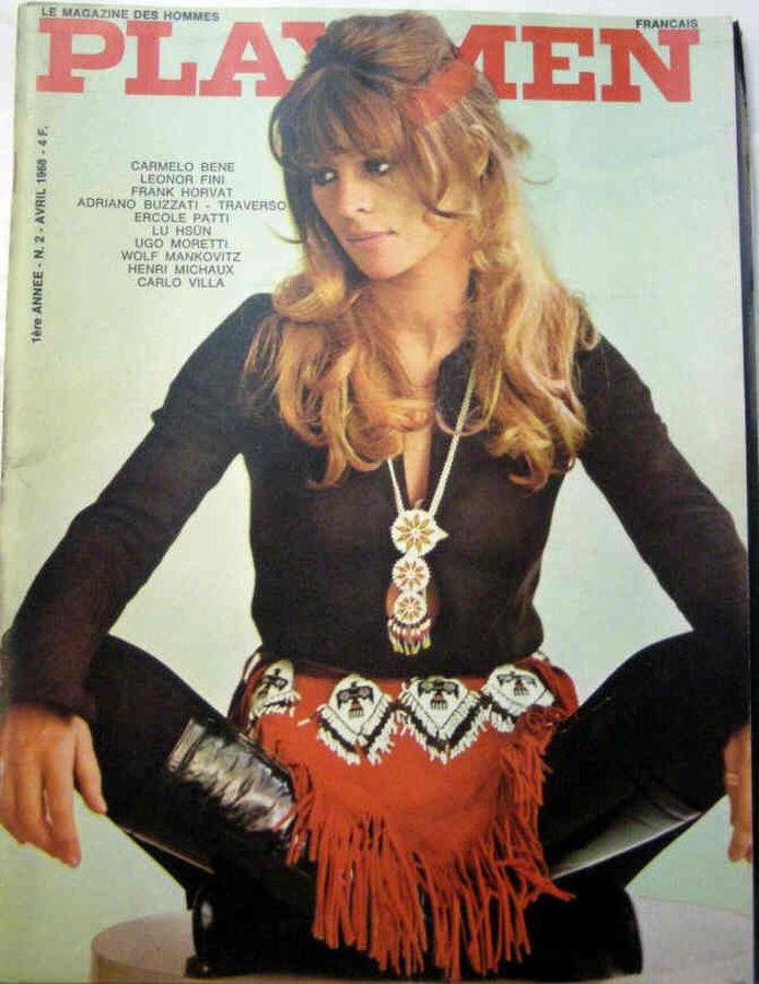 PLAYMEN (France) magazine side cover Issue 2 April 1968