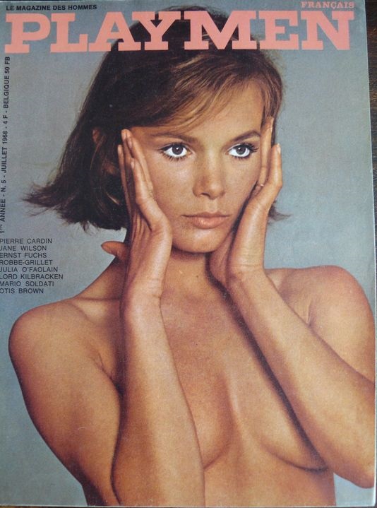 PLAYMEN (France) magazine side cover Issue 5 July 1968