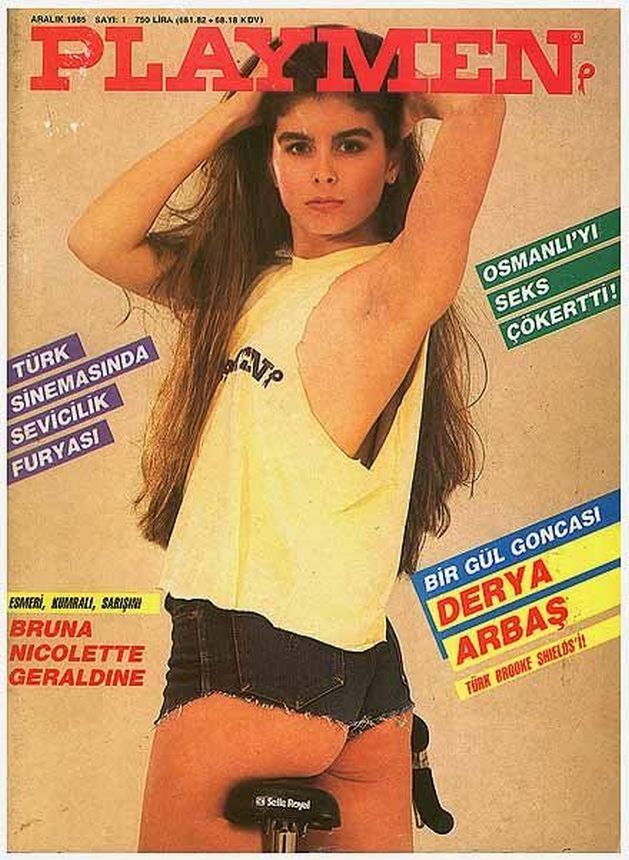 PLAYMEN TURKEY magazine side cover  December 1985