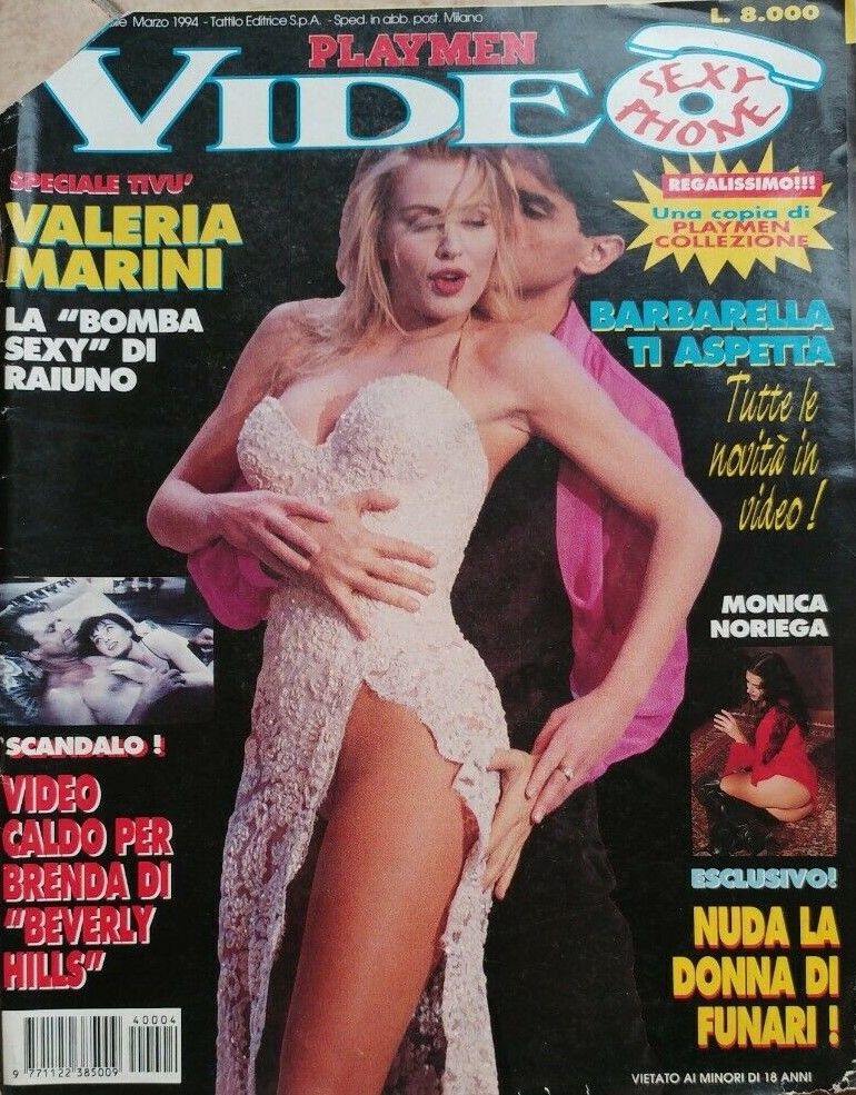 PLAYMEN VIDEO magazine side cover Issue 4   1994