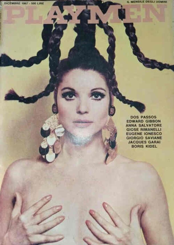 PLAYMEN magazine side cover  December 1967