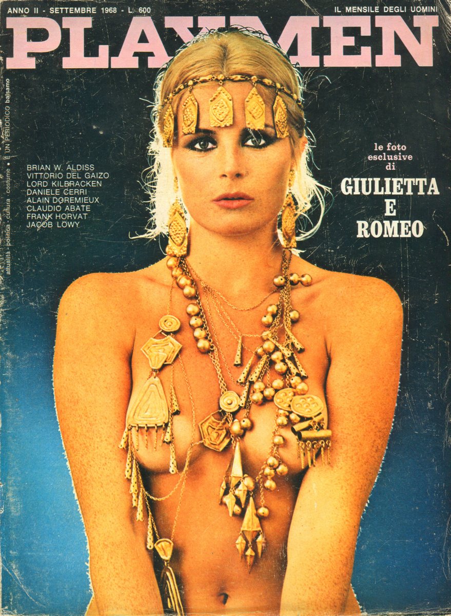 PLAYMEN magazine side cover  September 1968